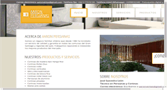 Desktop Screenshot of aaronpersianas.com